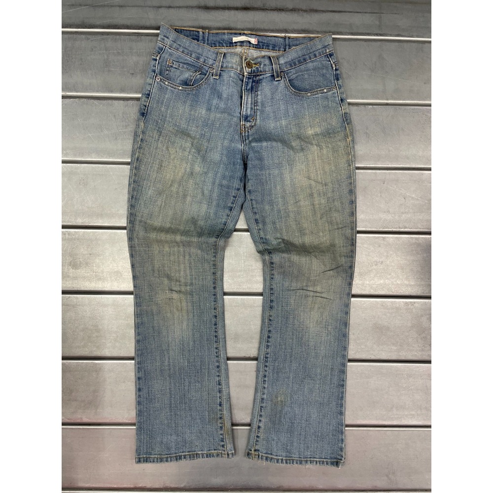 Levis 515 Bootcut Jeans Womens 31x30 Blue‎ Light/Medium Wash